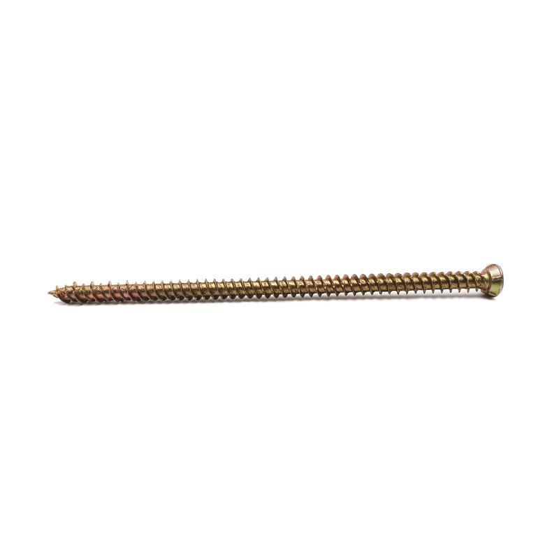 Torx درایو کوچک سر صاف پیچ خودکشی زرد با روکش روی